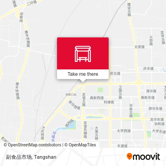 副食品市场 map