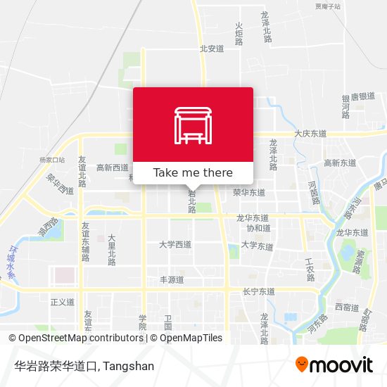 华岩路荣华道口 map