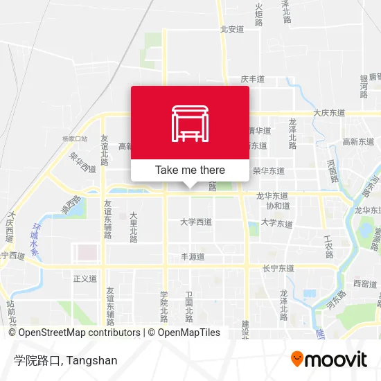 学院路口 map