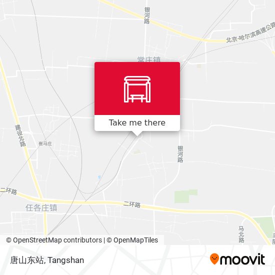 唐山东站 map