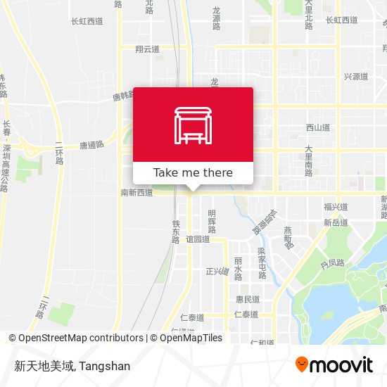 新天地美域 map