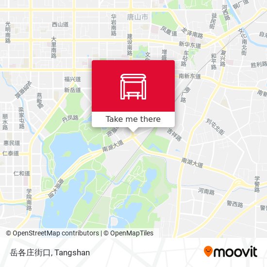 岳各庄街口 map