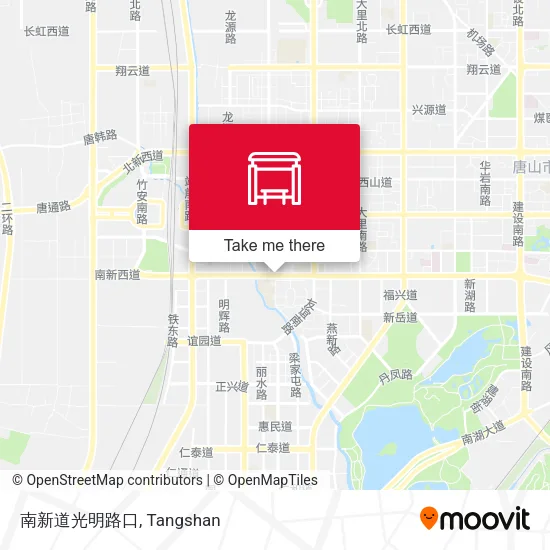 南新道光明路口 map