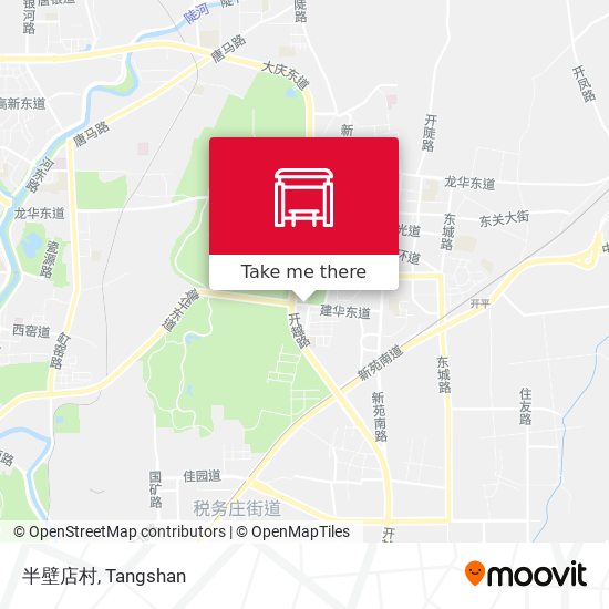 半壁店村 map