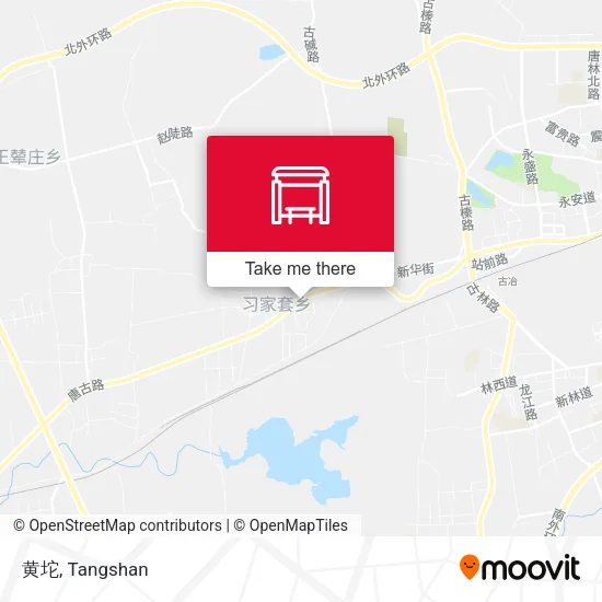 黄坨 map