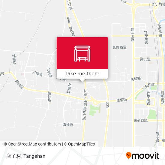店子村 map