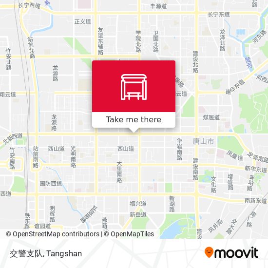 交警支队 map