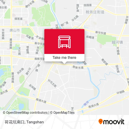 荷花坑南口 map