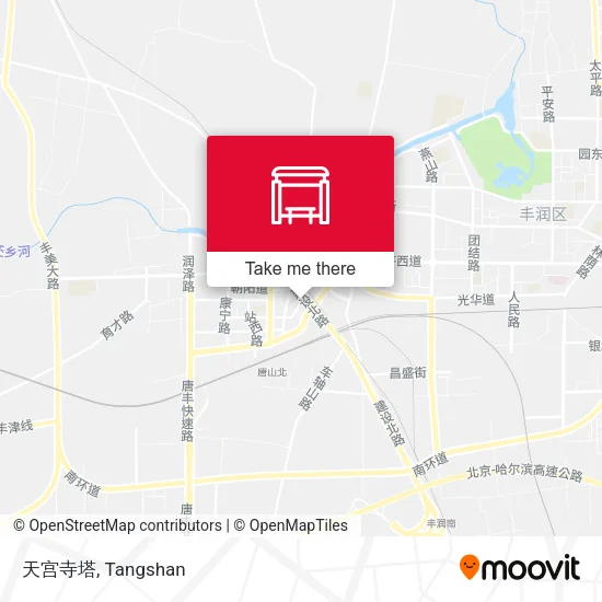 天宫寺塔 map