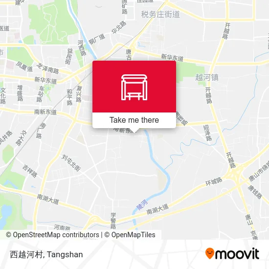 西越河村 map