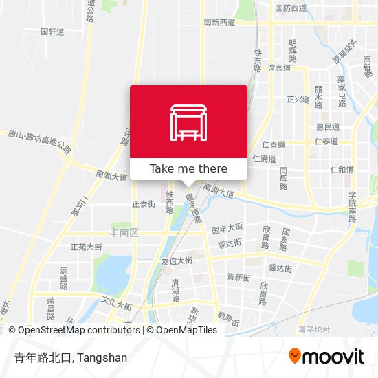 青年路北口 map