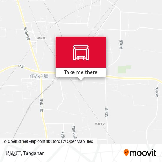 周赵庄 map