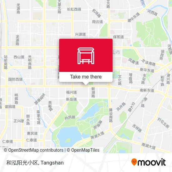 和泓阳光小区 map