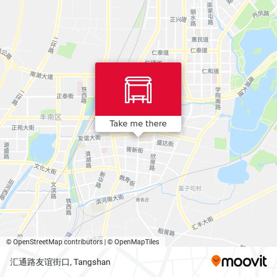 汇通路友谊街口 map