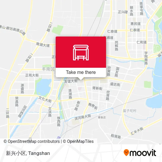 新兴小区 map