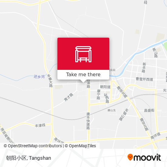 朝阳小区 map