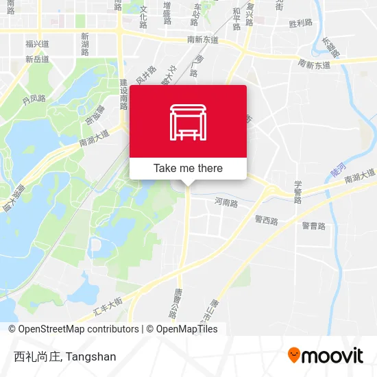 西礼尚庄 map