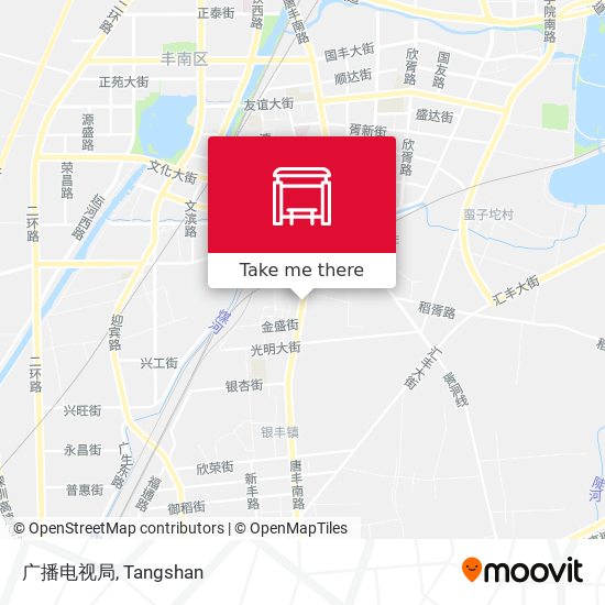 广播电视局 map