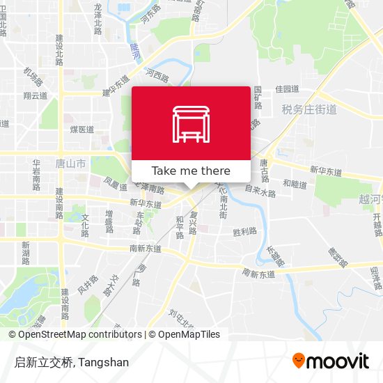 启新立交桥 map