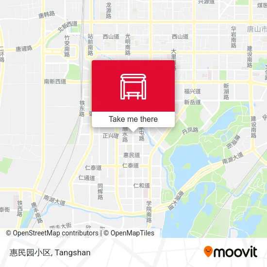 惠民园小区 map