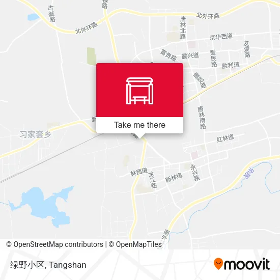 绿野小区 map