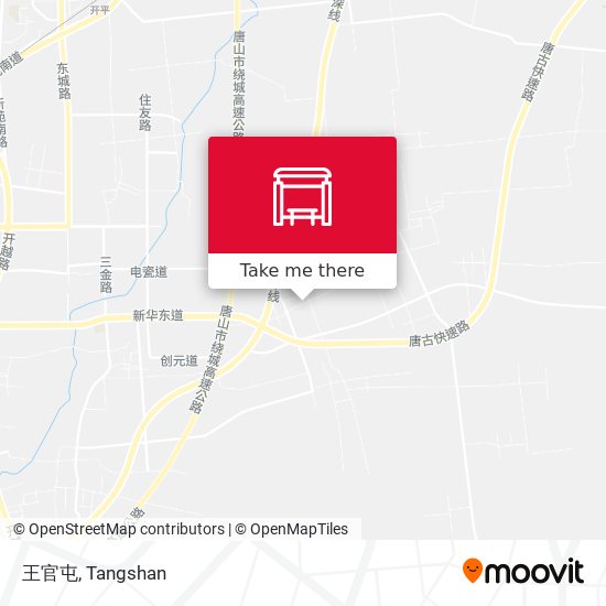 王官屯 map