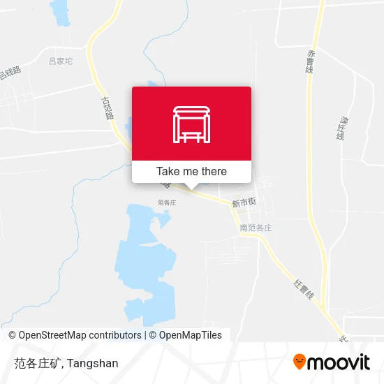 范各庄矿 map