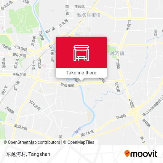 东越河村 map
