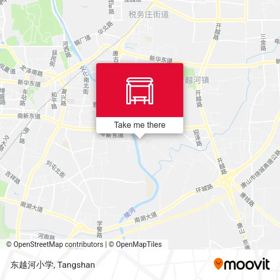 东越河小学 map