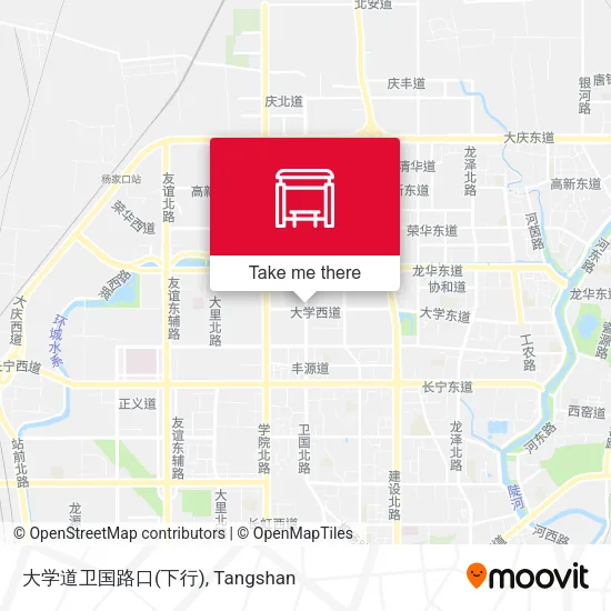 大学道卫国路口(下行) map