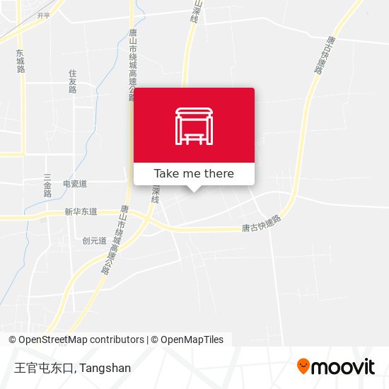 王官屯东口 map
