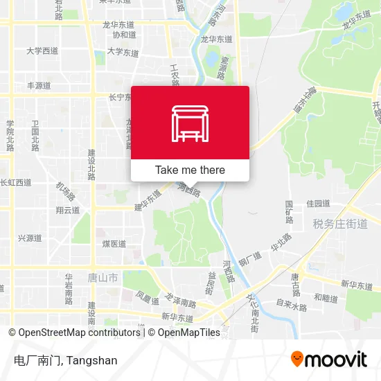 电厂南门 map