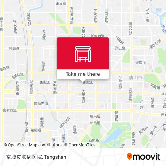 京城皮肤病医院 map