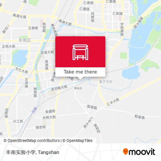 丰南实验小学 map