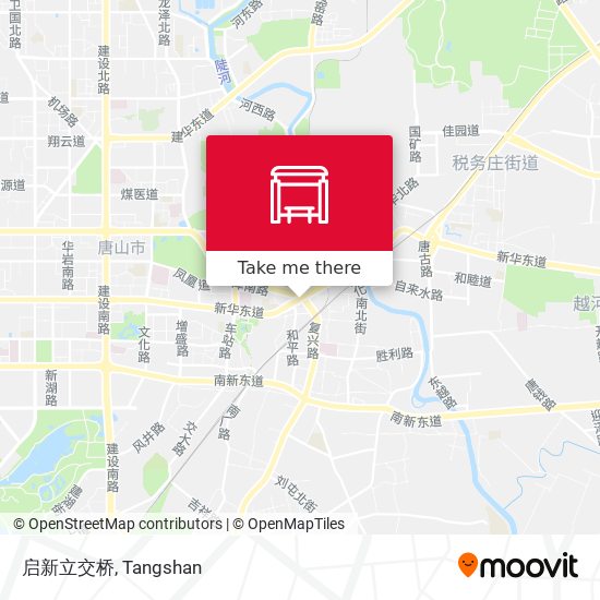 启新立交桥 map