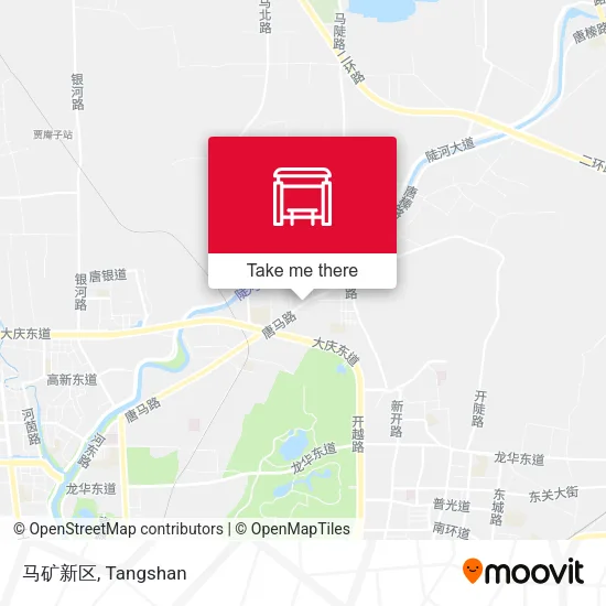 马矿新区 map