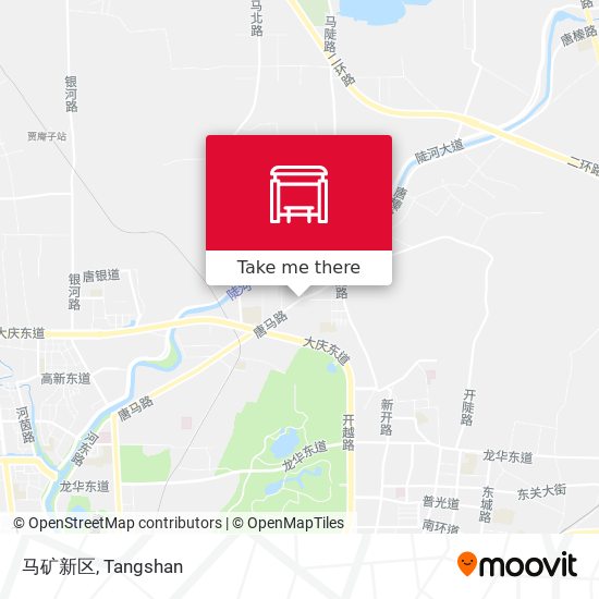 马矿新区 map