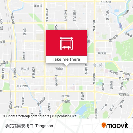 学院路国安街口 map