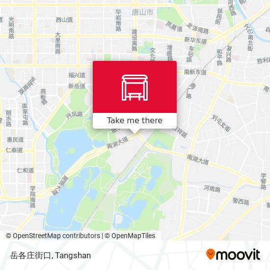 岳各庄街口 map