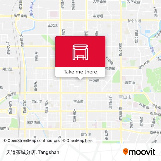 天道茶城分店 map