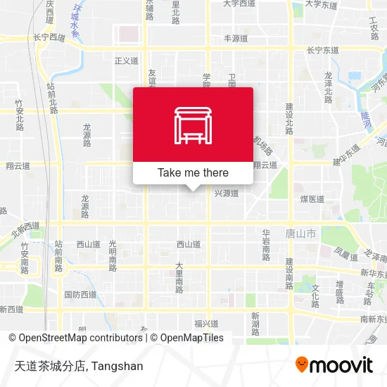 天道茶城分店 map