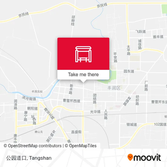 公园道口 map