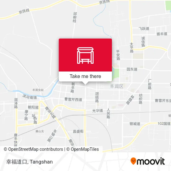 幸福道口 map