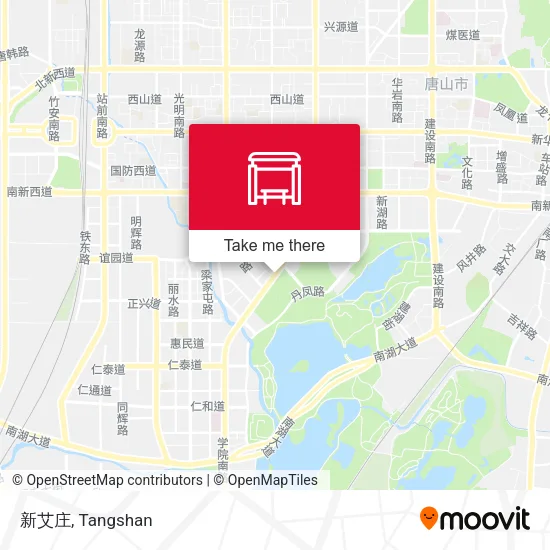 新艾庄 map