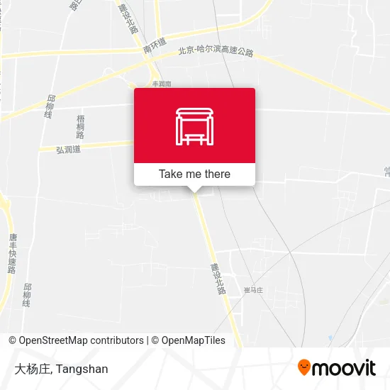大杨庄 map