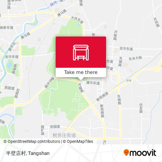 半壁店村 map