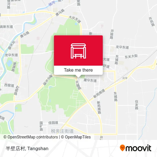 半壁店村 map