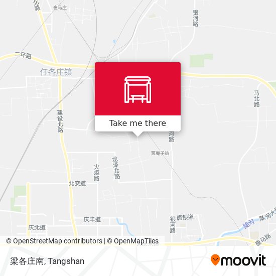 梁各庄南 map