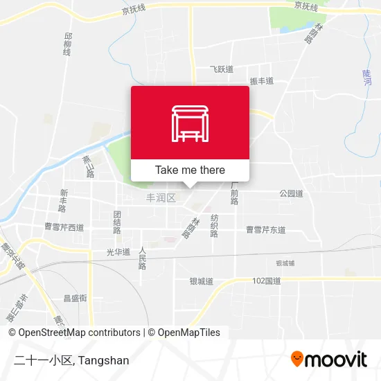 二十一小区 map