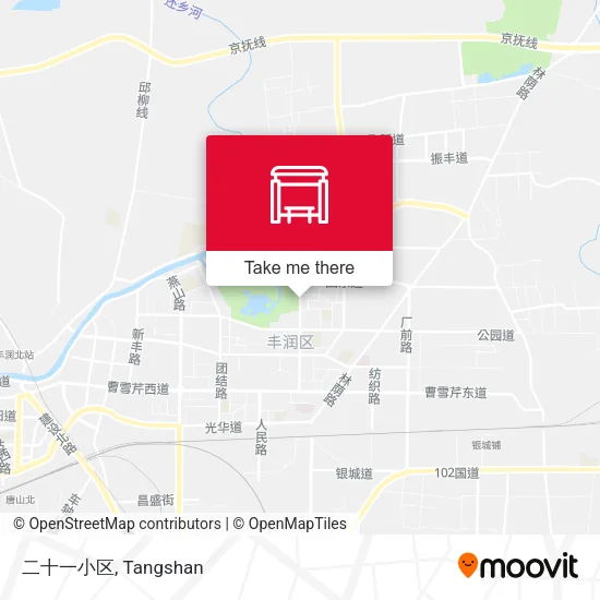 二十一小区 map